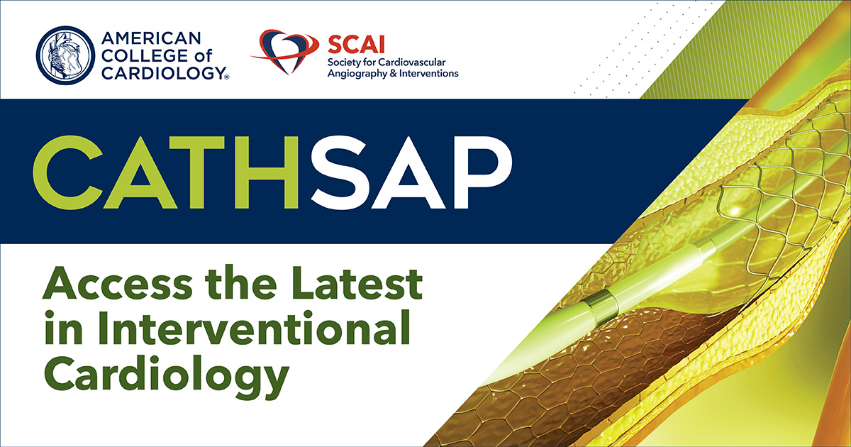 ACCinTouch's tweet image. Keep current &amp;amp; certified in the field of interventional cardiology w/ #CathSAP! 
Featuring hundreds of case study questions, quizzes, &amp;amp; self-assessment tools, CathSAP helps you pinpoint knowledge gaps &amp;amp; strengthen your expertise.

Learn more: bit.ly/3GRDCH2

#CathLab