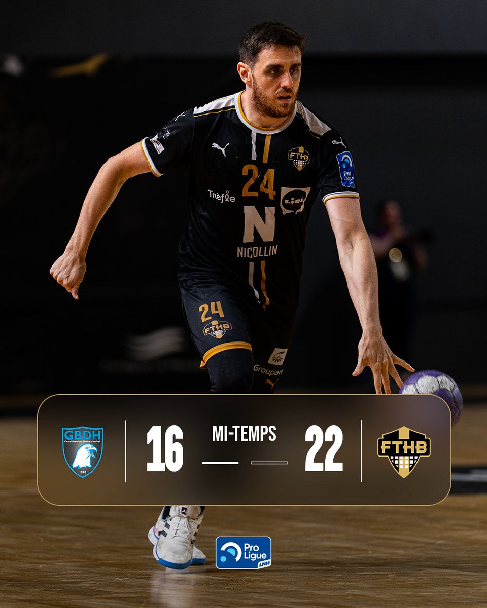 M I - T E M P S

Après une entame de match compliqué, les #NoirEtOr ont su renverser cette situation pour rentrer aux vestiaires avec une avance de 6 buts

#PassionNoirEtOr⚫️🟡
#J30 #BESFRO
