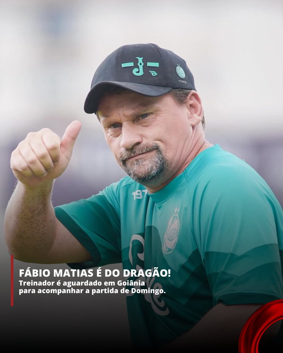 eodragas's tweet photo. 🔴⚫ Mas quem é Fábio Matias?
✨ Campeão da Copinha 2020 pelo Internacional Sub-20; passou por Flamengo Sub-20 e Red Bull Bragantino B.
⚽ No profissional, foi auxiliar/interino no Botafogo e técnico no Juventude e Coritiba.
🔥 Aos 45, assume o Dragão na Série B! https://t.co/XmnQLwrB8V