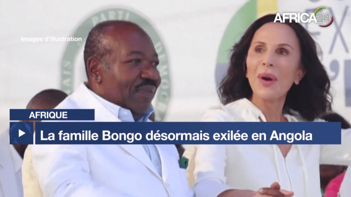 DiadeAfrica365's tweet image. El ex presidente gabonés 🇬🇦 Ali Bongo Ondimba, su esposa Sylvia y su hijo Noureddin abandonaron silenciosamente Libreville rumbo a Luanda, poniendo fin a casi dos años de detención. La información fue oficializada por la Presidencia angoleña el 15 de mayo de 2025.