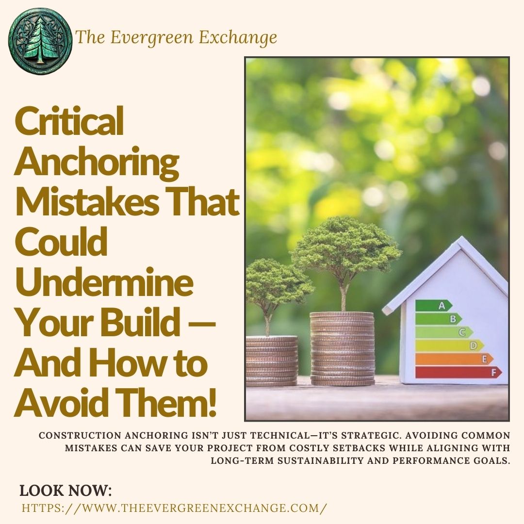 evergreen83596's tweet image. Avoiding #AnchoringMistakes is essential for #SmartConstruction. Issues like poor #SensorIntegration or outdated materials risk safety and #SustainableDesign. Plan with #EnergyOptimization in mind to succeed in #CarbonConsciousConstruction. Build smarter from the ground up.