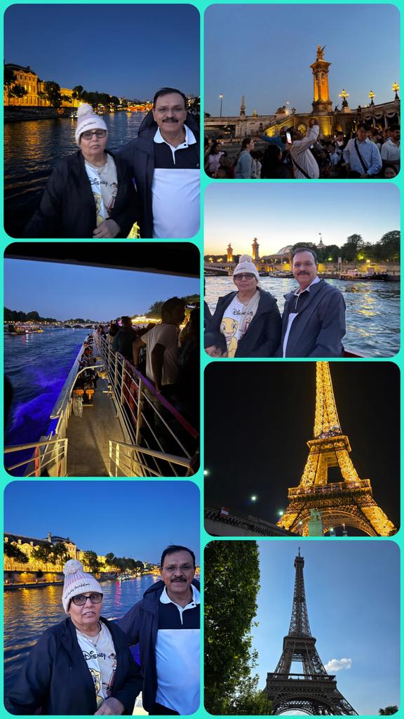 CKharsan's tweet image. An evening in paris. 
ફ્રાન્સ ના &quot;પેરીસ ની સાંજ &quot;ની  સીન (Seine River)નદી કિનારે  દુનિયાભરની ફેશન અને ગ્લેમરની રાજધાની માં દુનિયાભરમાં સૌથી મશહૂર મીનાર ઍફીલ ટાવર  ની સફર કરી. #france  #Peris  #eiffeltower @AmdavadAMC  @amdavad  @infobanaskantha @IASGujarat