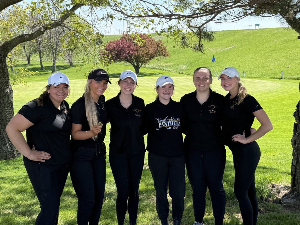 GOOD LUCK KP GIRLS GOLF @ REGIONALS TODAY in LeMars at 9am!! GOOD LUCK🖤💛