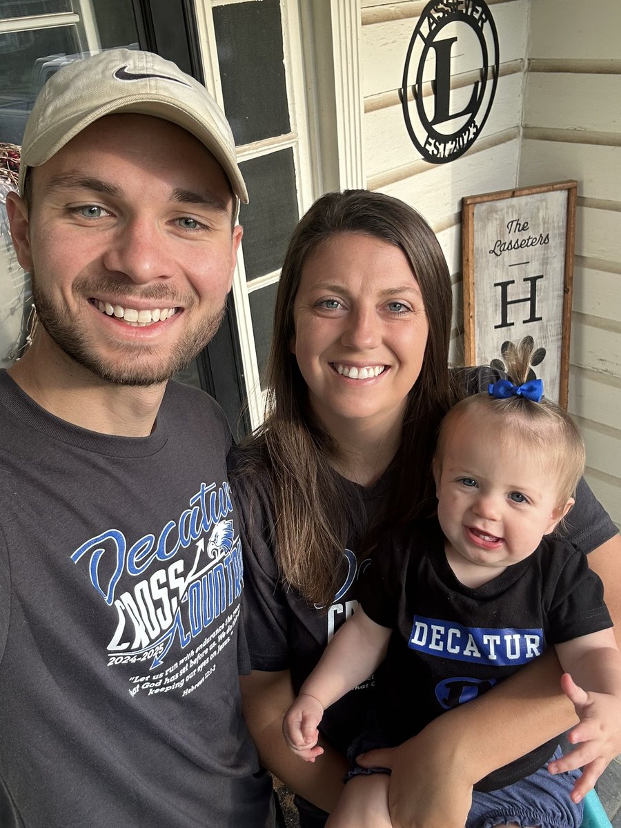 It’s official! I have accepted the position of Head XC/Girls Track &amp; Field at Decatur! I can’t wait to get started and we couldn’t be more blessed for the opportunity. As you can see, sweet Allyson approves!