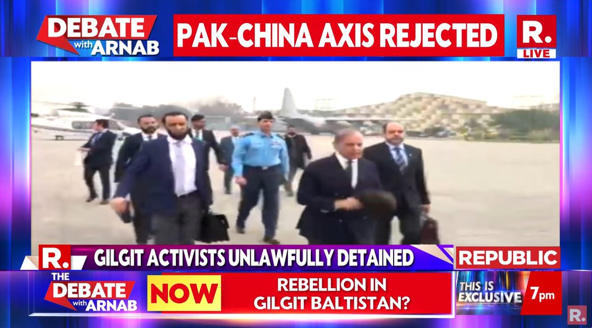republic's tweet photo. #FreeGilgitBaltistan | After Balochistan, Gilgit-Baltistan rises against Pakistan

#SuperPrimeTimeMAX with Arnab is now #LIVE, on-air, and online. Tune in and fire in your views -https://t.co/3e61eup8jm

#PakistanIndia #GilgitBalistan #Pakistan #India #OperationSindoor https://t.co/ad6QoVrJXs