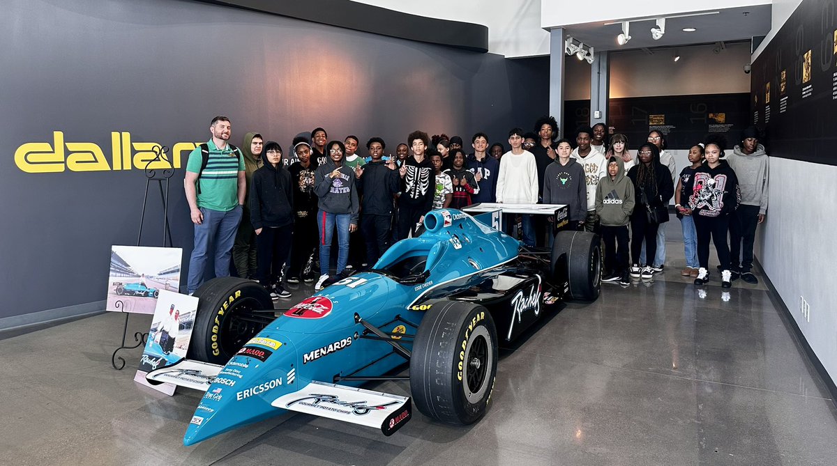 MrKennedyFCV's tweet photo. Ms Murff’s Automation &amp; Robotics classes took a trip to community partner @DallaraGroup in Speedway to see use of robotics in carbon fiber monocoque manufacturing.  Seeing some of the bump day action from the big screens at the track while eating lunch was fun too! @BelzerBears https://t.co/hxx8FzaIA8