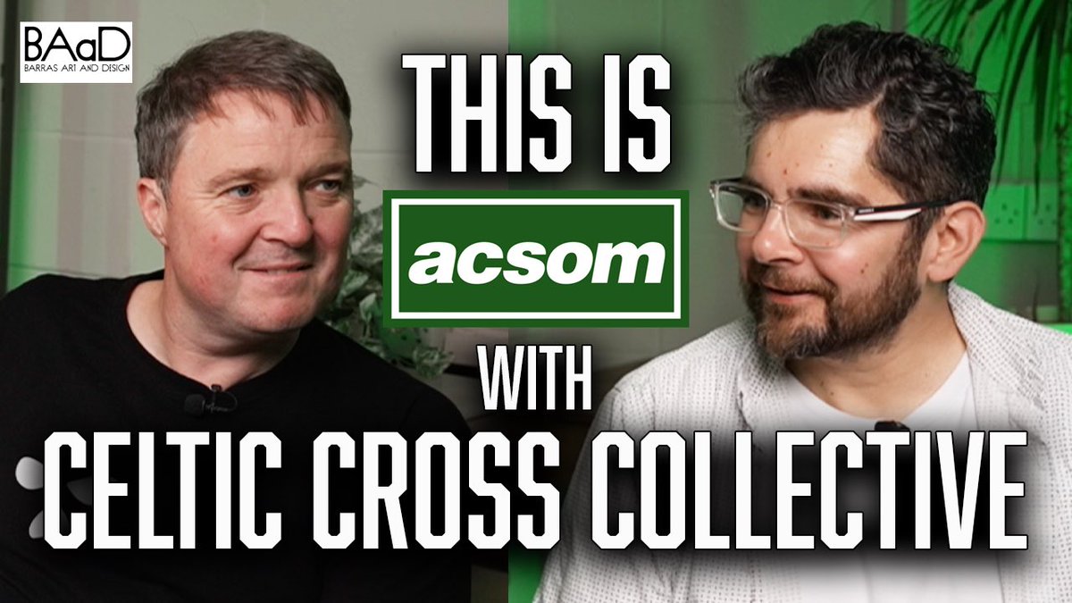 🍀 THIS IS ACSOM with CELTIC CROSS COLLECTIVE.

🎙️ How we recorded an EP in tribute to Henrik Larsson.

📺 LIVE at 6pm tonight: m.youtube.com/watch?v=w2ph2-…
