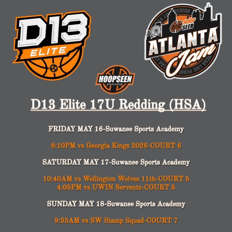 Updated schedule this weekend in the <a href="/hoopseen/">HoopSeen</a> Atlanta Jam. Excited to get back down to Georgia for the first NCAA live period!