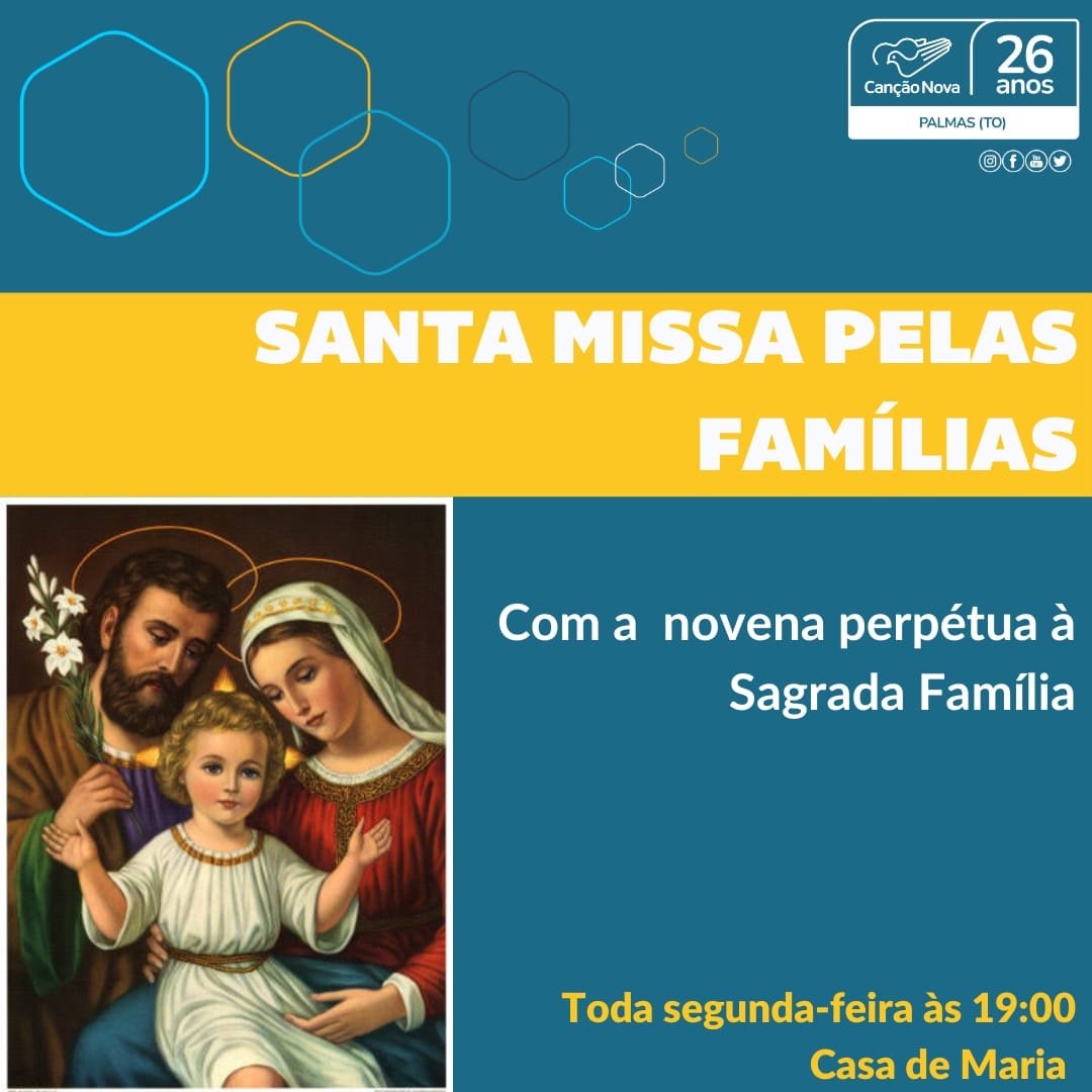 cnpalmas_'s tweet photo. Esperamos você e sua família para celebrarmos a santa missa e rezarmos a novena Sagrada Família 🙏

#missaocancaonovapalmas
#novenasagradafamilia https://t.co/ofv6EZfyfV