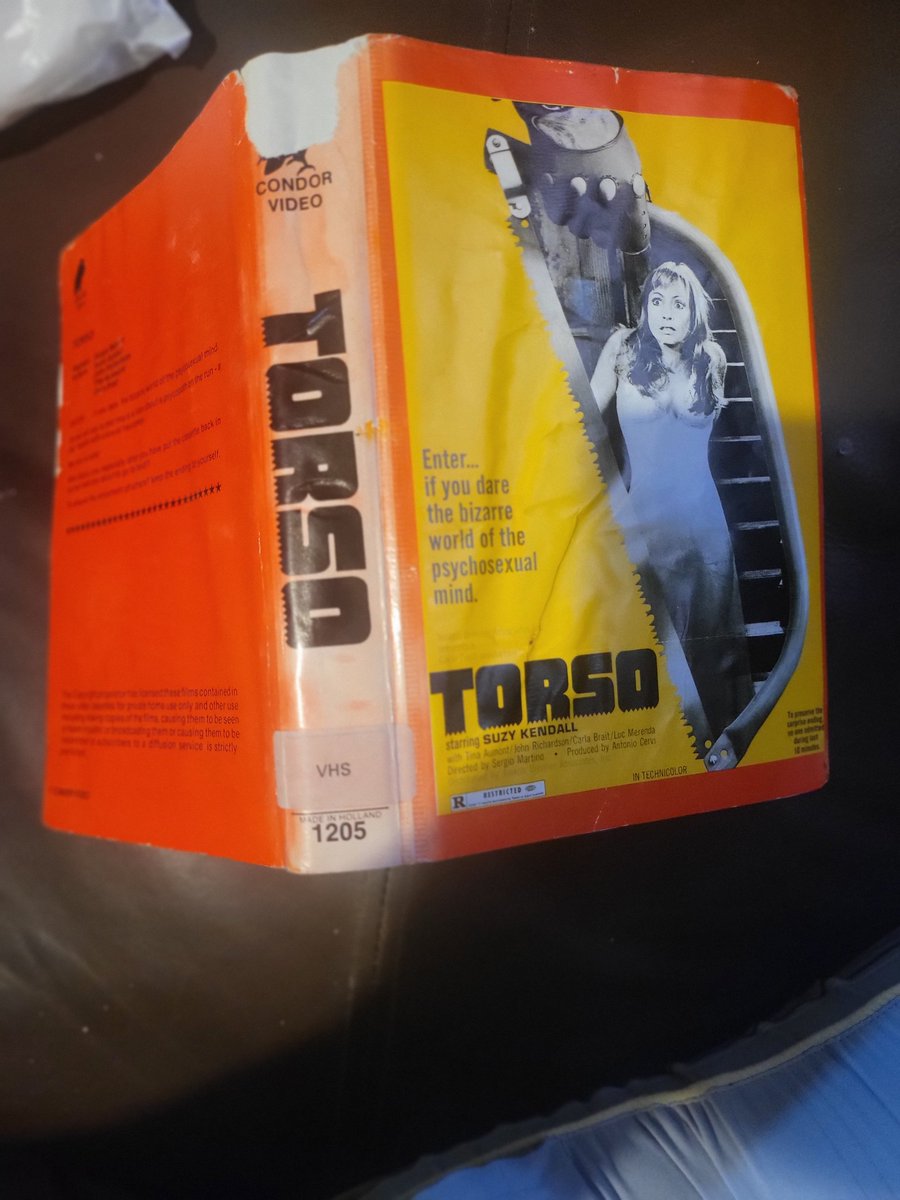 cutta_sol's tweet photo. @videocollector Condor torso mine..used, cockled and spine sticker rip. https://t.co/riMDmbpdU7