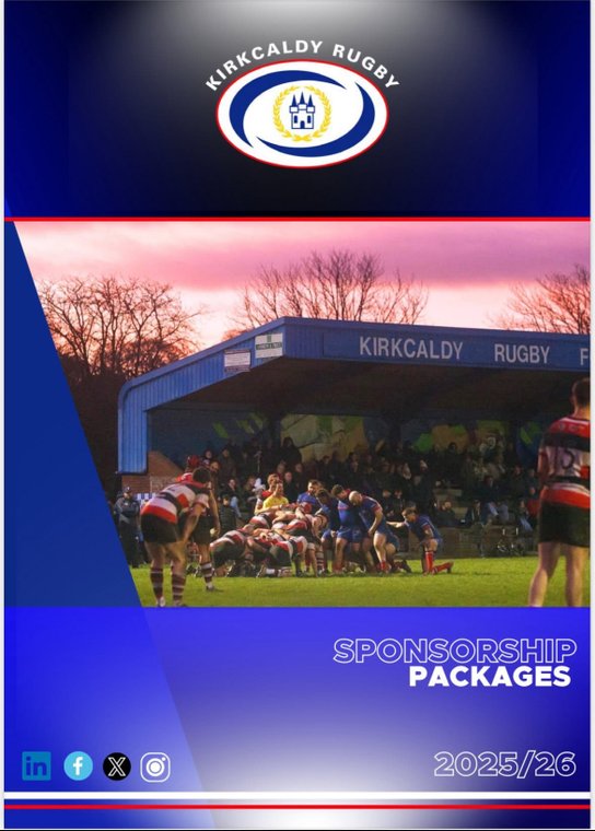 Sponsor your local club!
Kirkcaldy Rugby Club - Commercial Brochure 2025/26
#MonBlues
kirkcaldyrugby.co.uk/news/commercia…