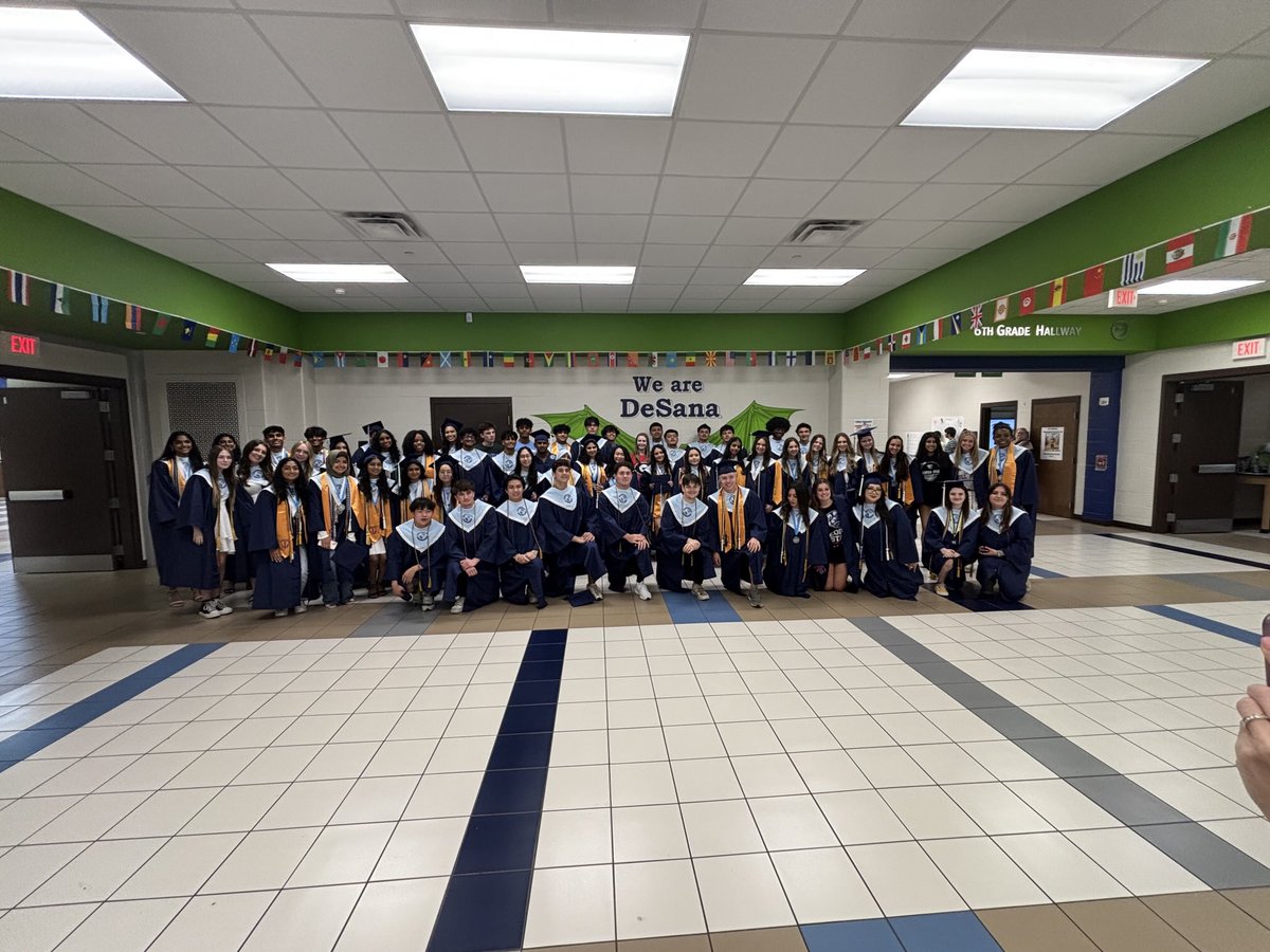 This is our WHY! It was great to see former ⁦<a href="/DeSanaMiddle/">DeSana MS</a>⁩ students today who will be graduating soon! #Safe#Connected#Thriving ⁦<a href="/DMSPeyt/">Peyton</a>⁩ ⁦<a href="/jamiebui23/">Jamie Bui</a>⁩