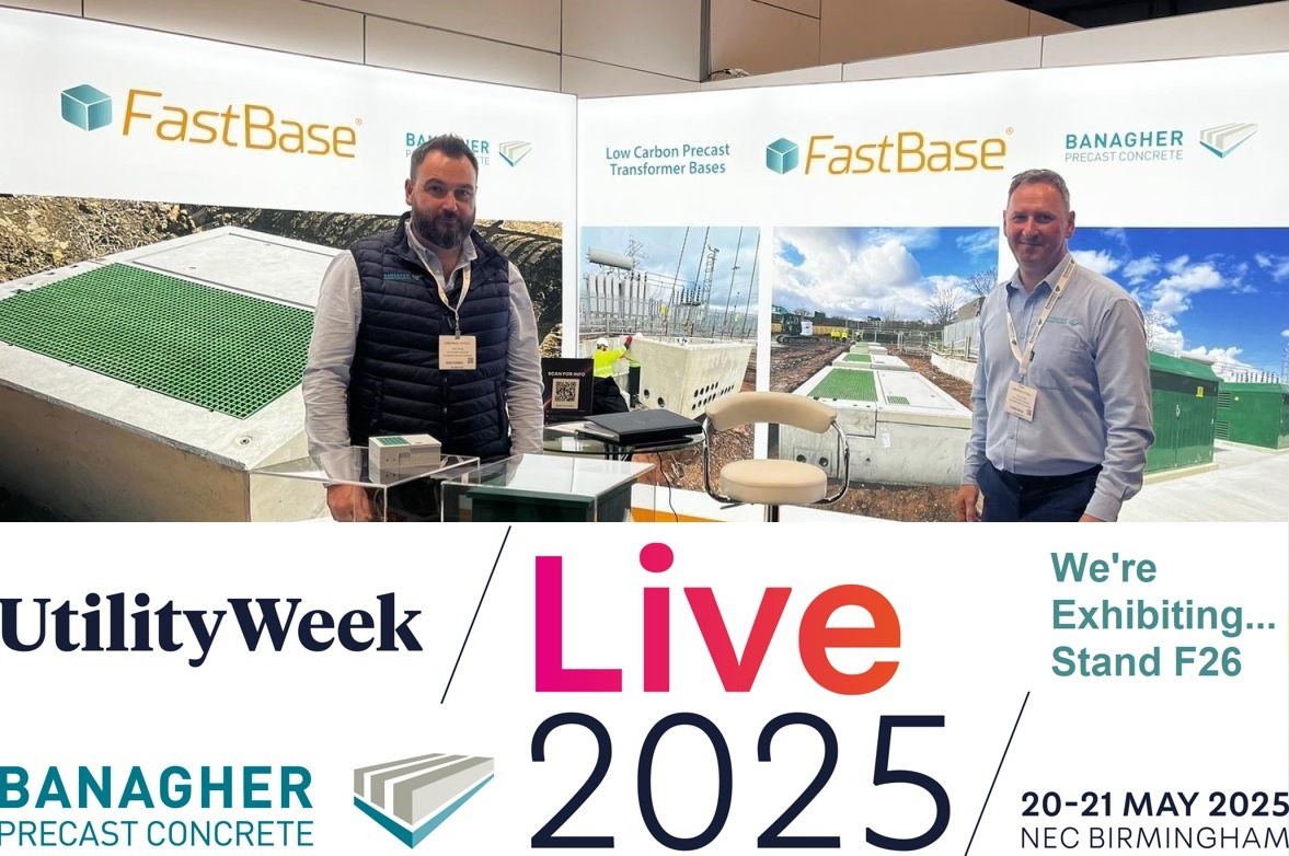 Banagher Precast Concrete (@banagherprecast) on Twitter photo Excited to be back at <a href="/UtilityWeekLive/">Utility Week Live</a> with FastBase®, May 20/21 NEC, Birmingham. Drop by to find out how we're accelerating grid connections & BESS projects with lower carbon concrete⚡️🌳
#FastBase #CarbonConsciousConcrete
#UtilityWeekLive2025 #UtilityWeek
#ChallengeUs ⚡ Excited to be back at <a href="/UtilityWeekLive/">Utility Week Live</a> with FastBase®, May 20/21 NEC, Birmingham. Drop by to find out how we're accelerating grid connections & BESS projects with lower carbon concrete⚡️🌳
#FastBase #CarbonConsciousConcrete
#UtilityWeekLive2025 #UtilityWeek
#ChallengeUs ⚡