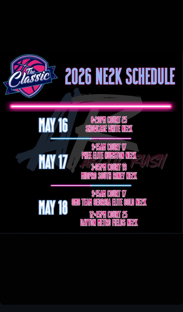 My Schedule for this weekend!! Ready to go!! <a href="/arcticrushbball/">Arctic Rush Basketball Club</a>