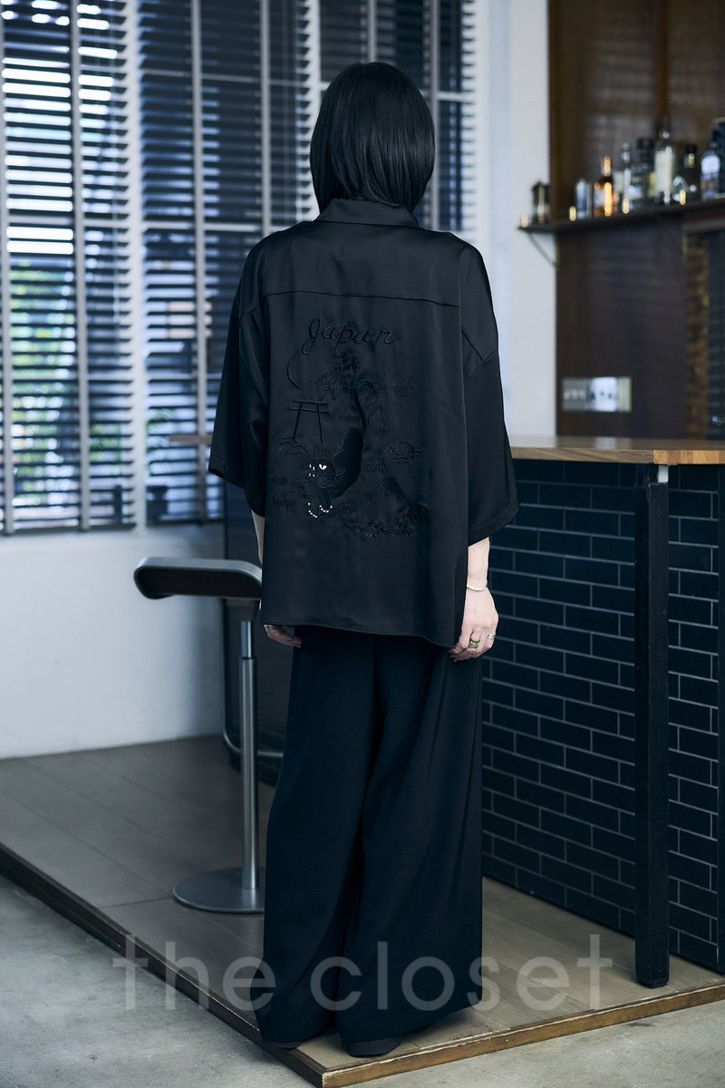 the closet】 ”nekoyume” suka shirt (2size) （・ネコシャツ
