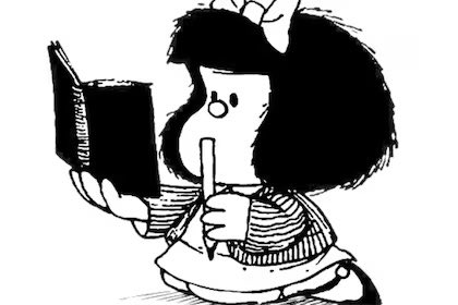 Me hace mal que le preguntaran a Quino, por qué no mostró nunca a Mafalda de adulta y que sería de la vida de Mafalda de adulta? Y él respondió que es imposible saber, porque jamás habría llegado a esa edad, ya que Mafalda estaría entre los desaparecidos por la dictadura