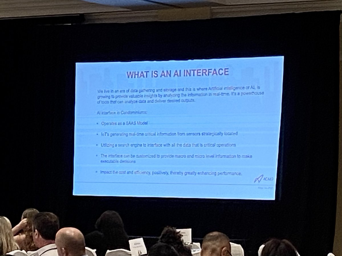 Record number of managers came to the #ACMOLunch today to learn about AI in condo communities 
#ACMOLife
