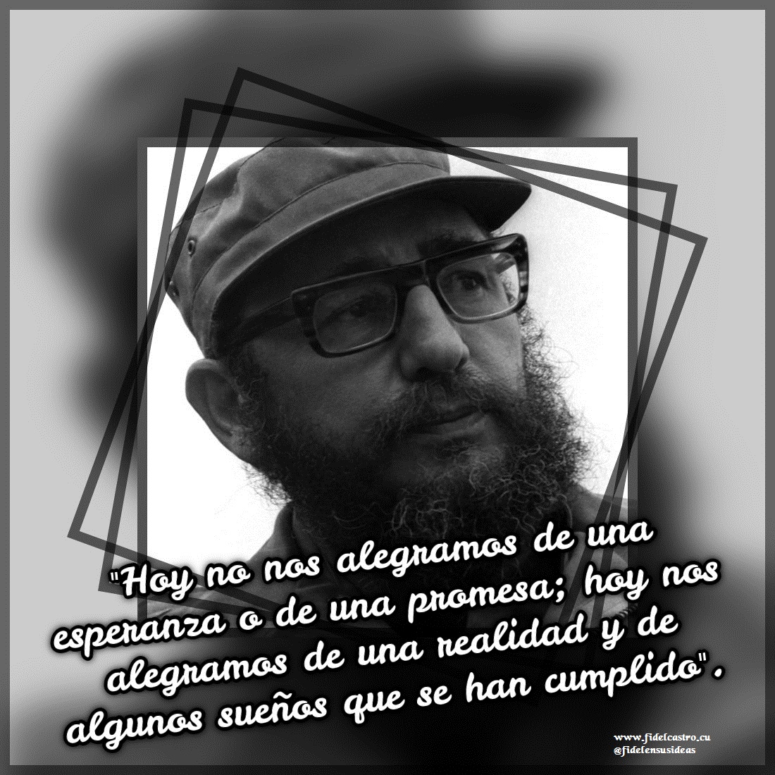 🎙️ #FidelCastro “Hoy no nos alegramos de una esperanza o de una promesa; hoy nos alegramos de una realidad y de algunos sueños que se han cumplido”.

👉 En la concentración celebrada en Pinar del Río, 20 demayo de 1960

#SomosCuba #Revolucion fidelcastro.cu