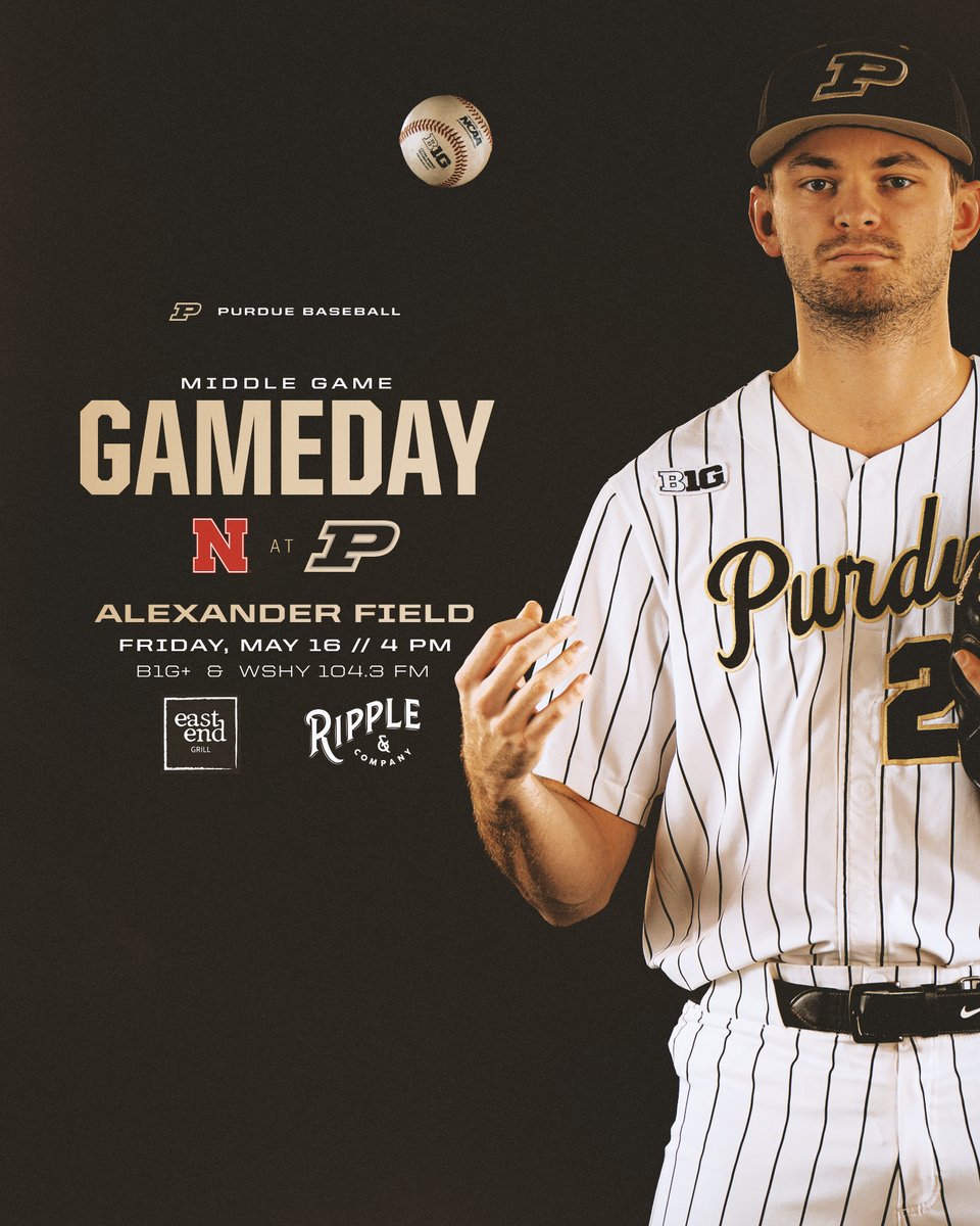 Purdue Baseball (@purduebaseball) on Twitter photo 4 O'clock Club for the Final Friday at Alexander. #BoilerUp
π π π½
π 4 PM (Updated Thursday)
βοΈ 84 Degrees in West Lafayette
πͺ <a href="/ColeVanAssen/">Cole Van Assen</a> vs RHP Ty Horn
π₯ CVA in Last 2 Home Starts: 14 IP, 9 H, R, 0 BB, 14 K
π» WSHY 104.3 FM
πΊ Stream B1G+ 4 O'clock Club for the Final Friday at Alexander. #BoilerUp
π π π½
π 4 PM (Updated Thursday)
βοΈ 84 Degrees in West Lafayette
πͺ <a href="/ColeVanAssen/">Cole Van Assen</a> vs RHP Ty Horn
π₯ CVA in Last 2 Home Starts: 14 IP, 9 H, R, 0 BB, 14 K
π» WSHY 104.3 FM
πΊ Stream B1G+