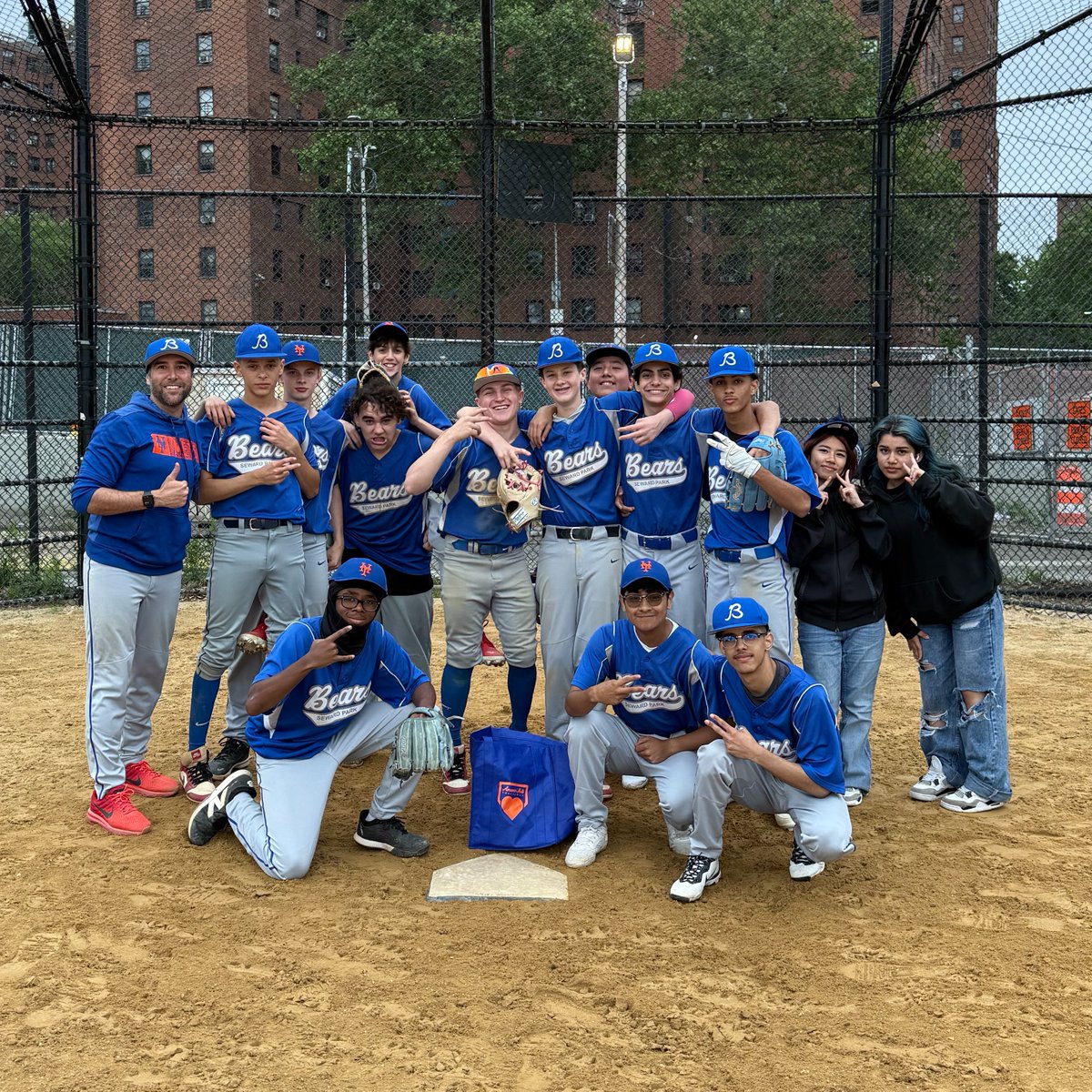 Congratulations to Coach Woodhouse and the Seward Park Bears Boys Varsity Baseball Team on clinching a <a href="/nycpsal/">NYC PSAL</a> Manhattan B South playoff spot! We were proud to support their journey with new gear, helping build an identity after four winless seasons. Good luck in the playoffs!
