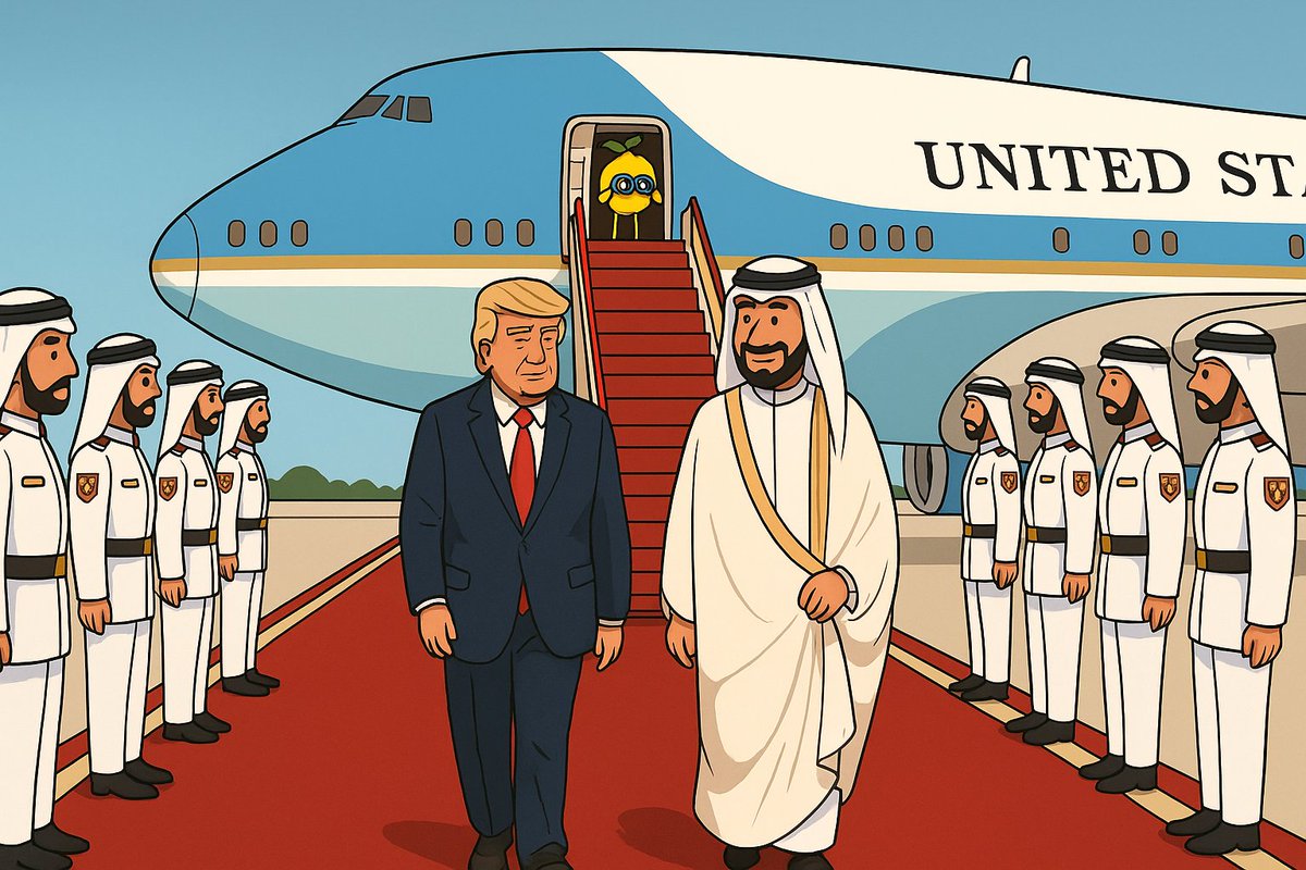 zestedecrypto's tweet image. 🇺🇸 Le président #Trump déclare que &apos;nous sommes en tête de la Chine dans la #crypto et obtient un engagement économique de 1,2 billion de dollars avec le Qatar.