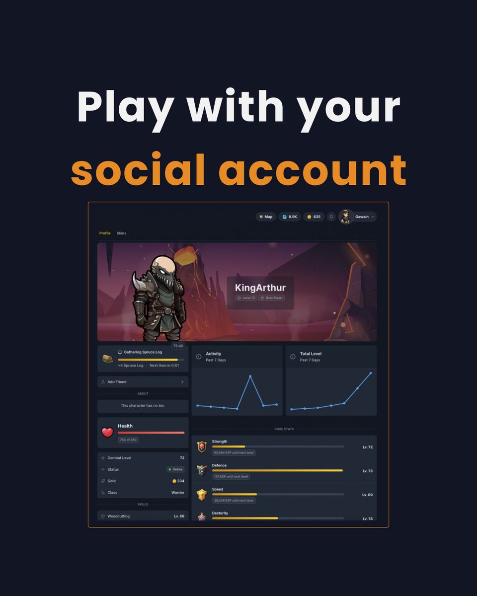 Play with your social account ✨️

You can now link your IdleMMO and your Google account together for seamless access!

Apple account linking for iOS devices will be coming in the next few weeks. ✅️