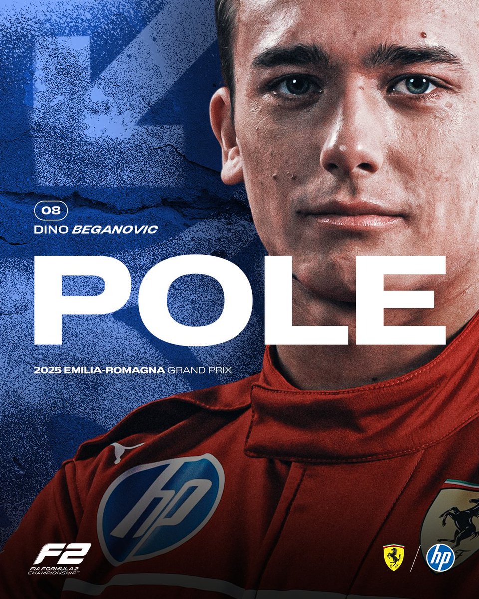 insideFDA's tweet photo. Yesss Dino!!! 🔥 A first #F2 Pole position for @DinoBeganovic4, bravissimo! 👊 https://t.co/LKpm0fOv0d