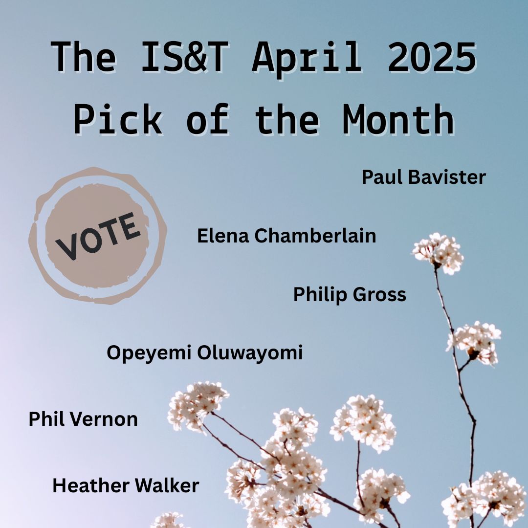 Whose work will you choose for your April 2025 Pick of the Month: Paul Bavister, Elena Chamberlain, @PhilipGrossuk, Opeyemi Oluwayomi, @PhilVernon2 or Heather Walker (<a href="/heather91404743/">Heather Walker</a>)? Go to inksweatandtears.co.uk/april-2025-pic… for details.