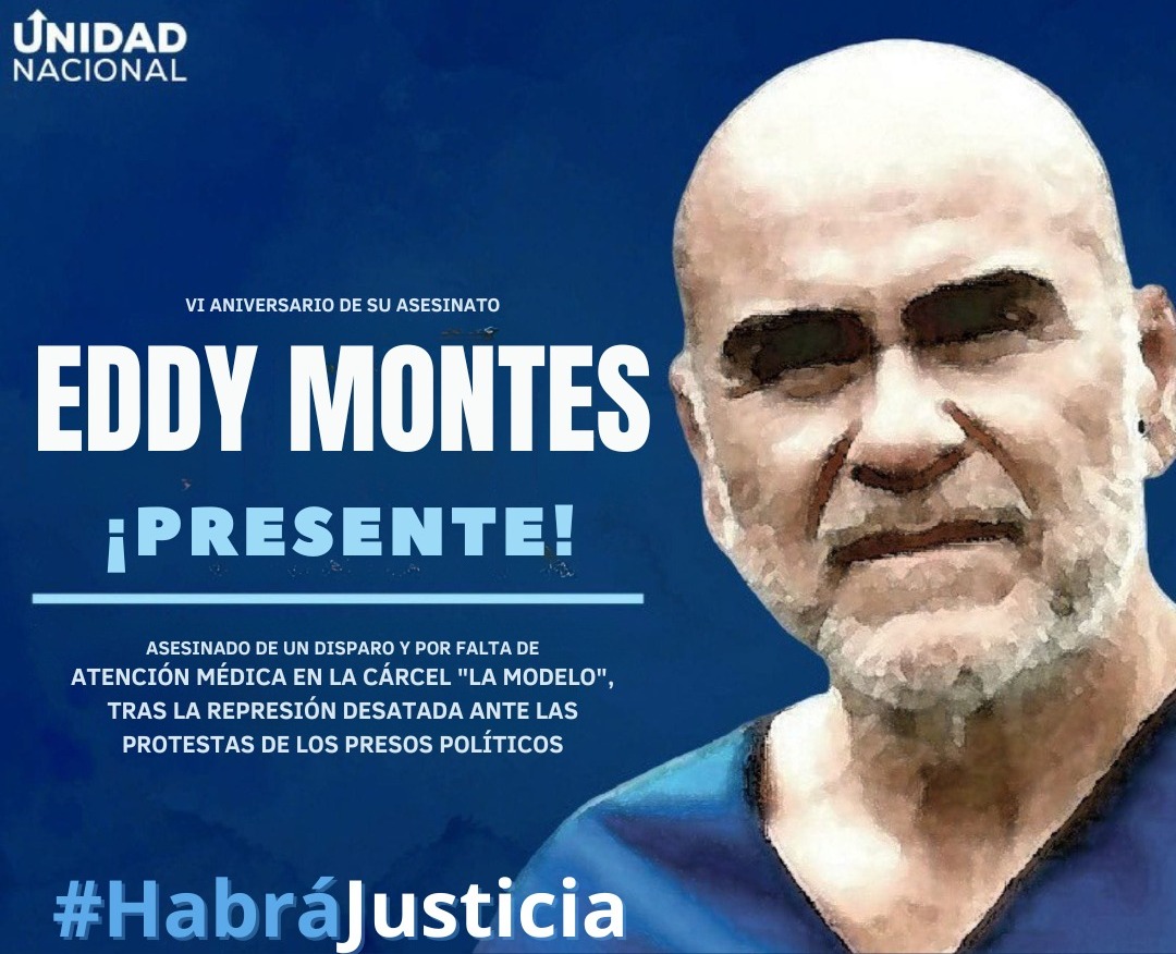 Por Eddy Montes, asesinado hace 6 años, y todas las víctimas de la dictadura, #HabraJusticia