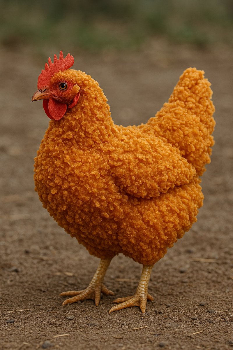 Spidlace's tweet photo. @corkimalignance C'est surtout une race de poule qui se trouve qu'au Chili (la Gallus gallus crustacorpus)

Tu trouves ça à Carrefour https://t.co/AYmvnvOiAg