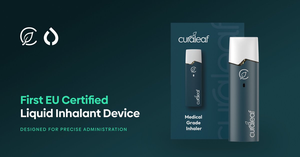 ICYMI: Big week for Curaleaf International! 🌱

🚀 EU certification for the first handheld liquid inhaler with @Jupiter Research
Read more: shorturl.at/xYn9C

🇬🇧 Launched new medical cannabis range in Australia
Read more: shorturl.at/bUy15

We’re raising the bar for