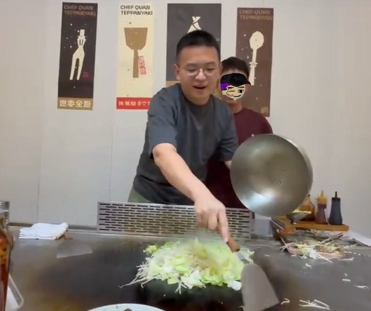 when i say <a href="/leofanxiong/">Leo Fan</a> is cooking i mean he's literally cooking