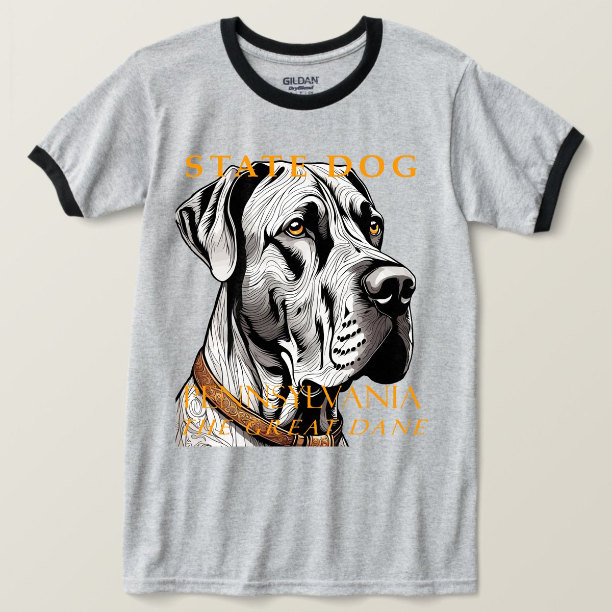 TaicheTees's tweet photo. Pennsylvania Territory The Great Dane Dog #TShirt Celebrate #Pennsylvania's official #statedog, the #GreatDane! This gentle giant embodies loyalty, strength, and companionship. #DogLover #GentleGiant #DogsofPA #KeystoneState #giftideas #taiche https://t.co/LBMfVaXatM via @zazzle https://t.co/1zgqPiyty6