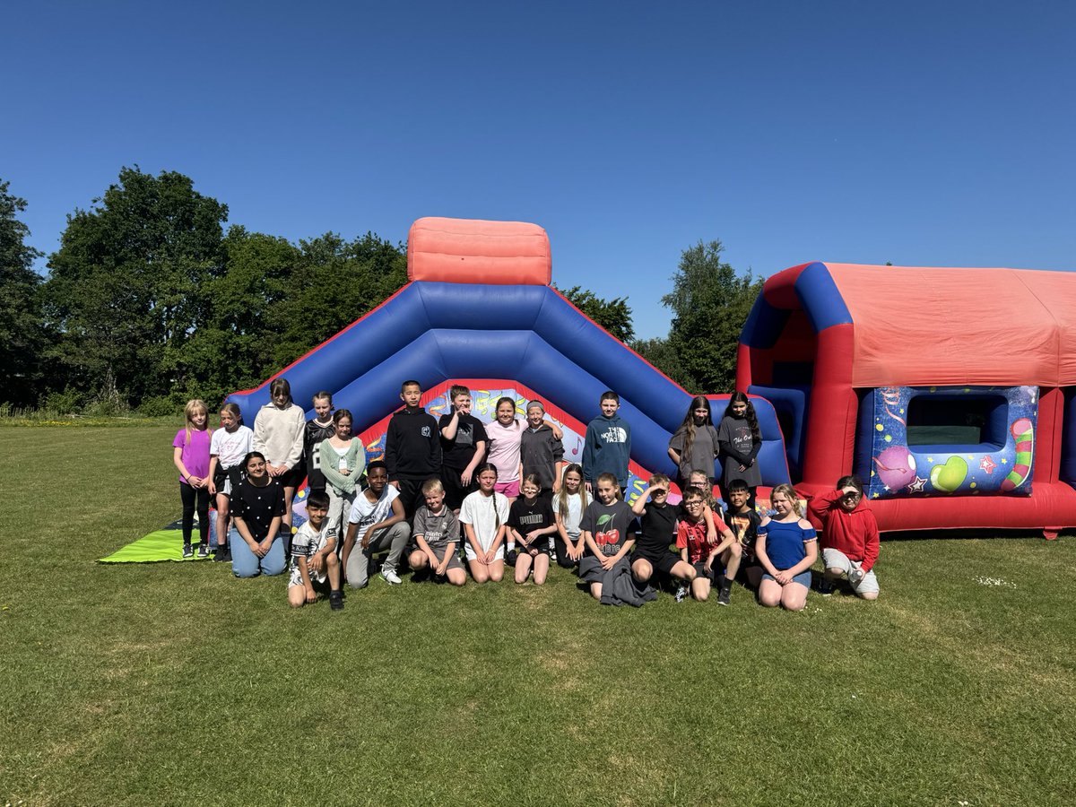 GrangeMissBa's tweet photo. Year 6 loved spending time with their friends for our SATs celebrations day today. Well done to all of the Year 6 children who have made us all so proud with their resilience to prepare for their SATs 🌟 @GrangeMissA @GrangeMrsM https://t.co/5AoMV1QoKU