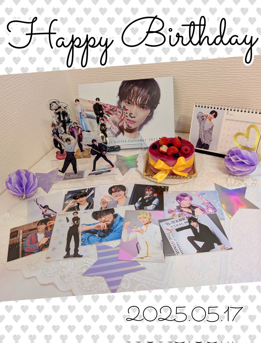- ̗̀ 𝐇𝐀𝐏𝐏𝐘 𝐁𝐈𝐑𝐓𝐇𝐃𝐀𝐘 梶田拓希くん   ̖́-

その尽きることのない情熱と探究心で、たくさんの夢を叶えていってください。素敵な1年になりますように🤍