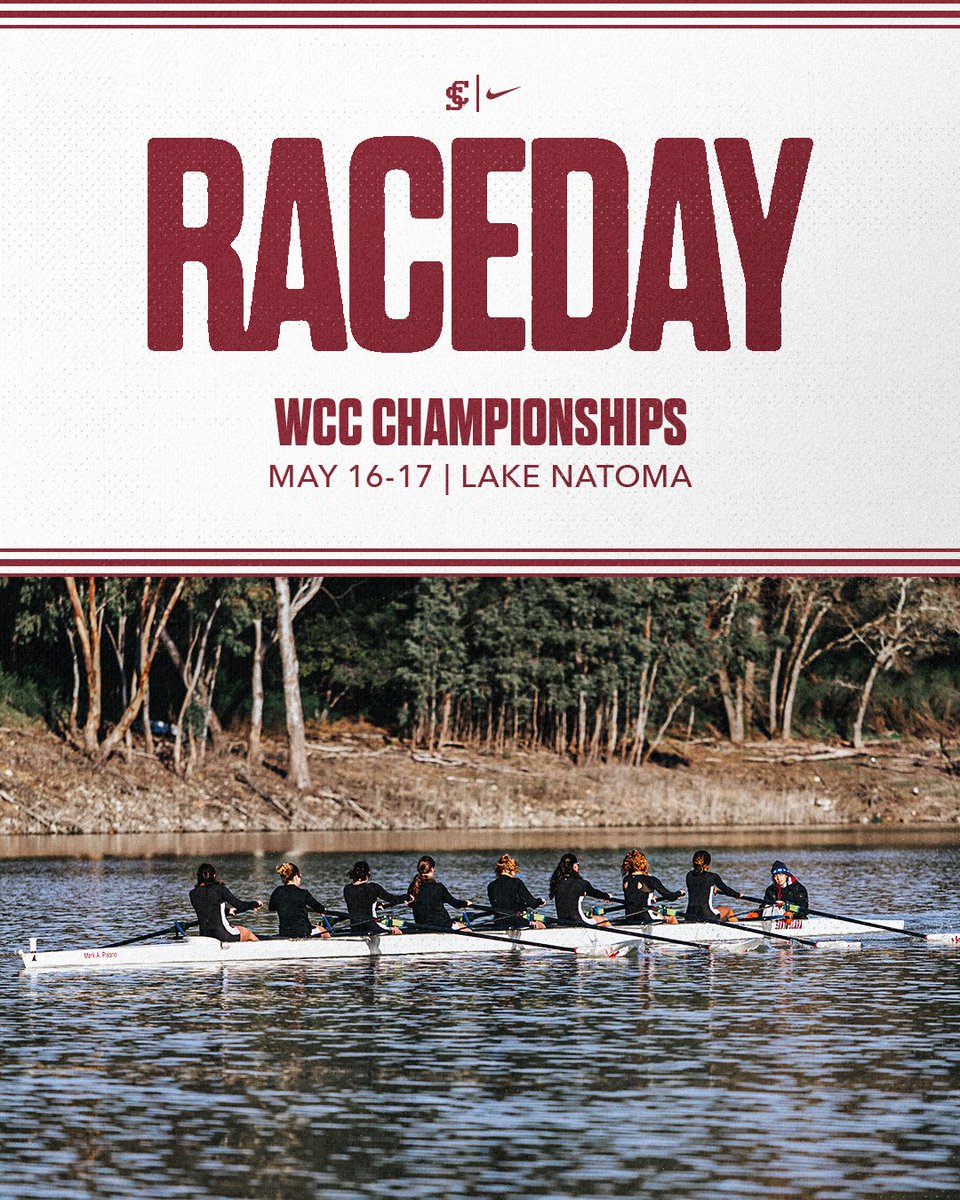 Conference Championships time ⏳ 

🚣 WCC Championships
📍 Lake Natoma

#StampedeTogether