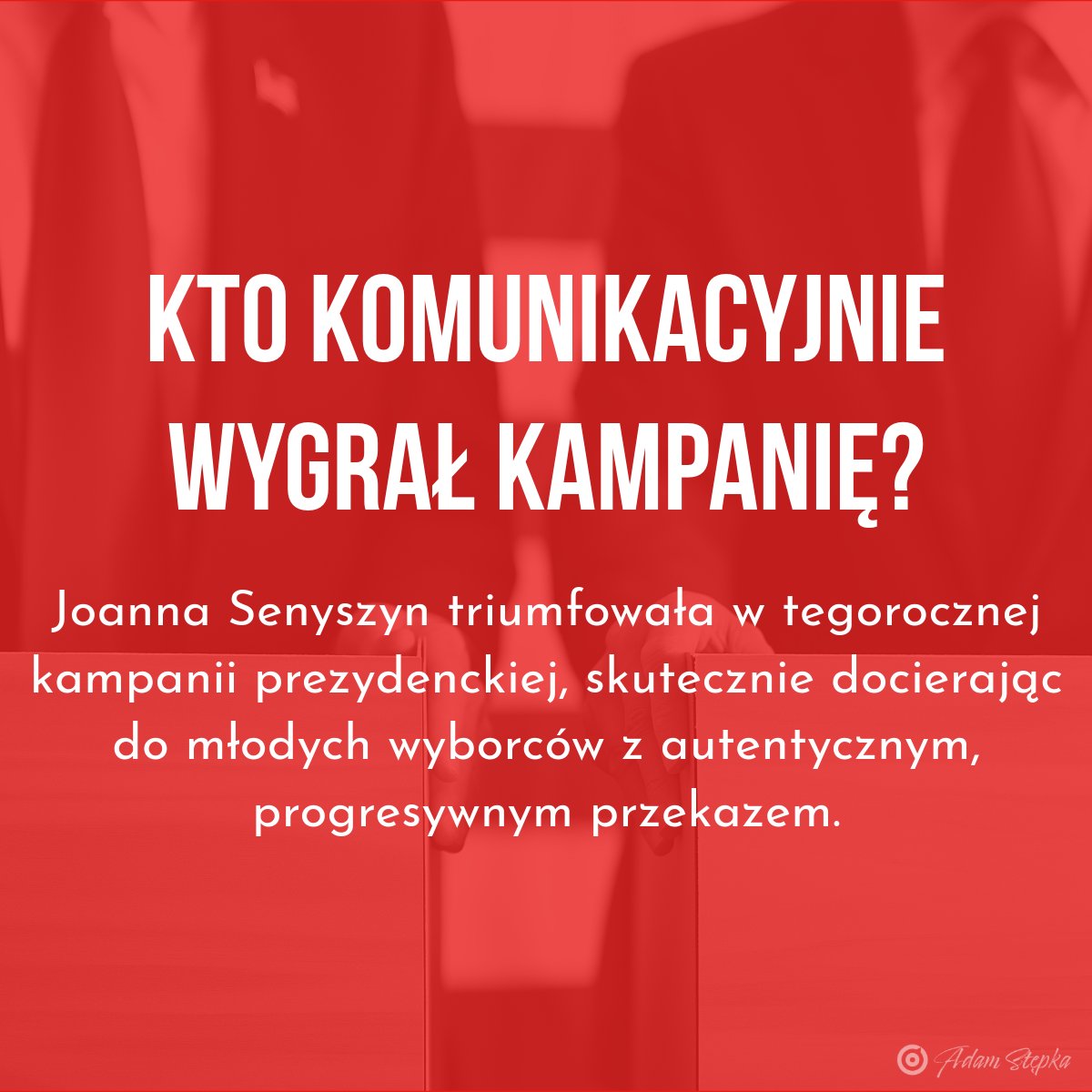 Adam Stępka (@adam_stepka) on Twitter photo W kampanii prezydenckiej 2025 <a href="/JoannaSenyszyn/">Joanna Senyszyn</a> udowodniła, że polityka może być nie tylko merytoryczna, ale i angażująca. Z charakterystyczną charyzmą, odwagą w wyrażaniu opinii i unikalnym stylem, który przyciągał uwagę, stała się jedną z najbardziej rozpoznawalnych postaci tych W kampanii prezydenckiej 2025 <a href="/JoannaSenyszyn/">Joanna Senyszyn</a> udowodniła, że polityka może być nie tylko merytoryczna, ale i angażująca. Z charakterystyczną charyzmą, odwagą w wyrażaniu opinii i unikalnym stylem, który przyciągał uwagę, stała się jedną z najbardziej rozpoznawalnych postaci tych