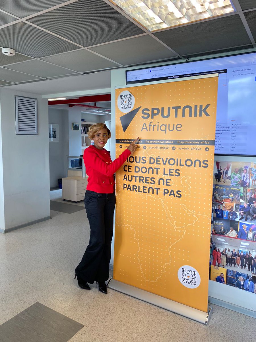 CCIR_CD's tweet photo. Moscou: " la position de la Chambre de commerce russo-congolaise ds le conseil d'administration du patronat congolais est un lévier que la diplomatie russe, devrait utiliser d'avantage pour pénétrer le marché congolais"Ruth Ngwanza, DG de la CCIRC, invitée de @sputnik_afrique https://t.co/szOU3rgx2j