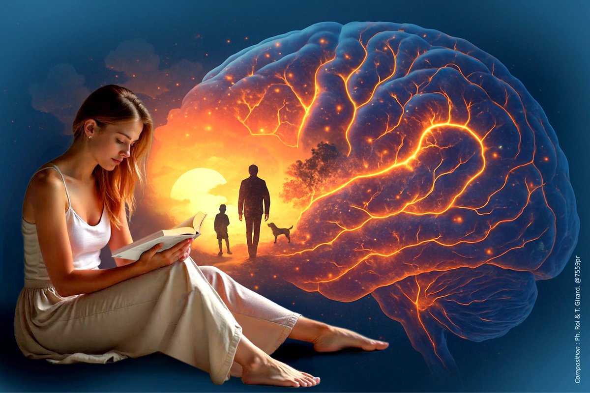 7559pr's tweet image. Des recherches récentes en #neurosciences révèlent que la lecture d’une #fiction active les mêmes réseaux cérébraux que l’expérience d’événements réels. Ainsi, un #roman immersif stimule le #cerveau comme s’il vivait vraiment les situations décrites.
Source :…