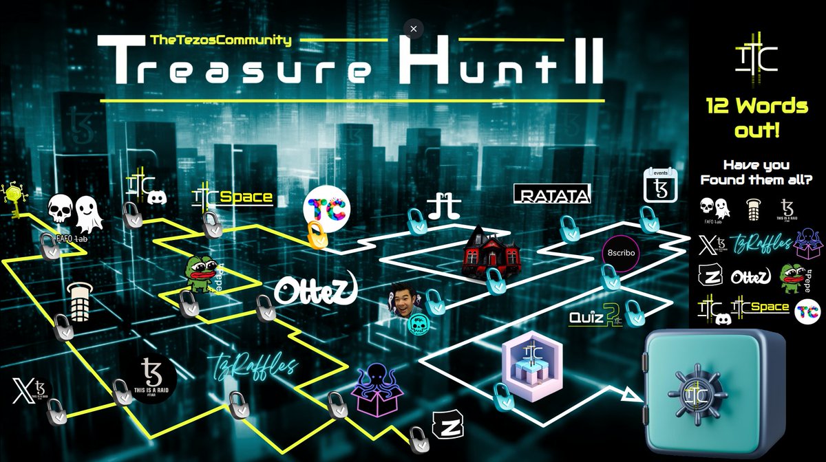 TheTezosCommunity (@thetezos) on Twitter photo Words already out there for you to find:
Word#1 at <a href="/fafo_lab/">FAFO lab</a> 🔎x.com/TheTezos/statu…
Word#2 <a href="/tezospole/">$POLE</a> 🔎x.com/TheTezos/statu…
Word#3 <a href="/_thisisaraid/">This Is A Raid</a> 🔎x.com/TheTezos/statu…
Word#4 TTC's #TIAR post🔎x.com/TheTezos/statu…
Word#5 <a href="/tzRaffles/">tzRaffles 🎫🎁🎉</a> 🔎x.com/TheTezos/statu…
Word#6 Words already out there for you to find:
Word#1 at <a href="/fafo_lab/">FAFO lab</a> 🔎x.com/TheTezos/statu…
Word#2 <a href="/tezospole/">$POLE</a> 🔎x.com/TheTezos/statu…
Word#3 <a href="/_thisisaraid/">This Is A Raid</a> 🔎x.com/TheTezos/statu…
Word#4 TTC's #TIAR post🔎x.com/TheTezos/statu…
Word#5 <a href="/tzRaffles/">tzRaffles 🎫🎁🎉</a> 🔎x.com/TheTezos/statu…
Word#6