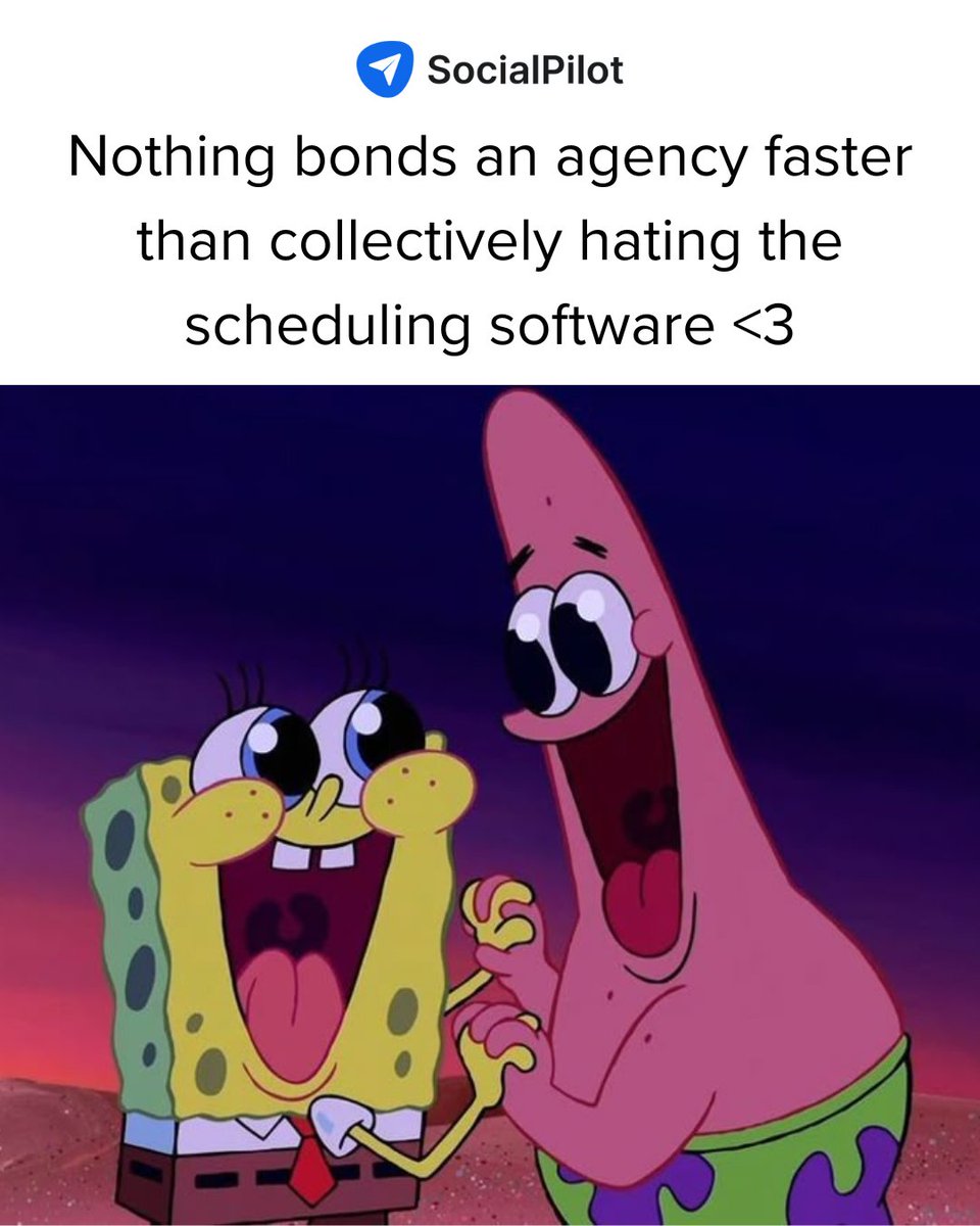 When the big tools start giving headaches to everyone, it's time to switch to SocialPilot - built for agencies.
bit.ly/4kFvlVF

#SocialPilot #BuiltForAgencies