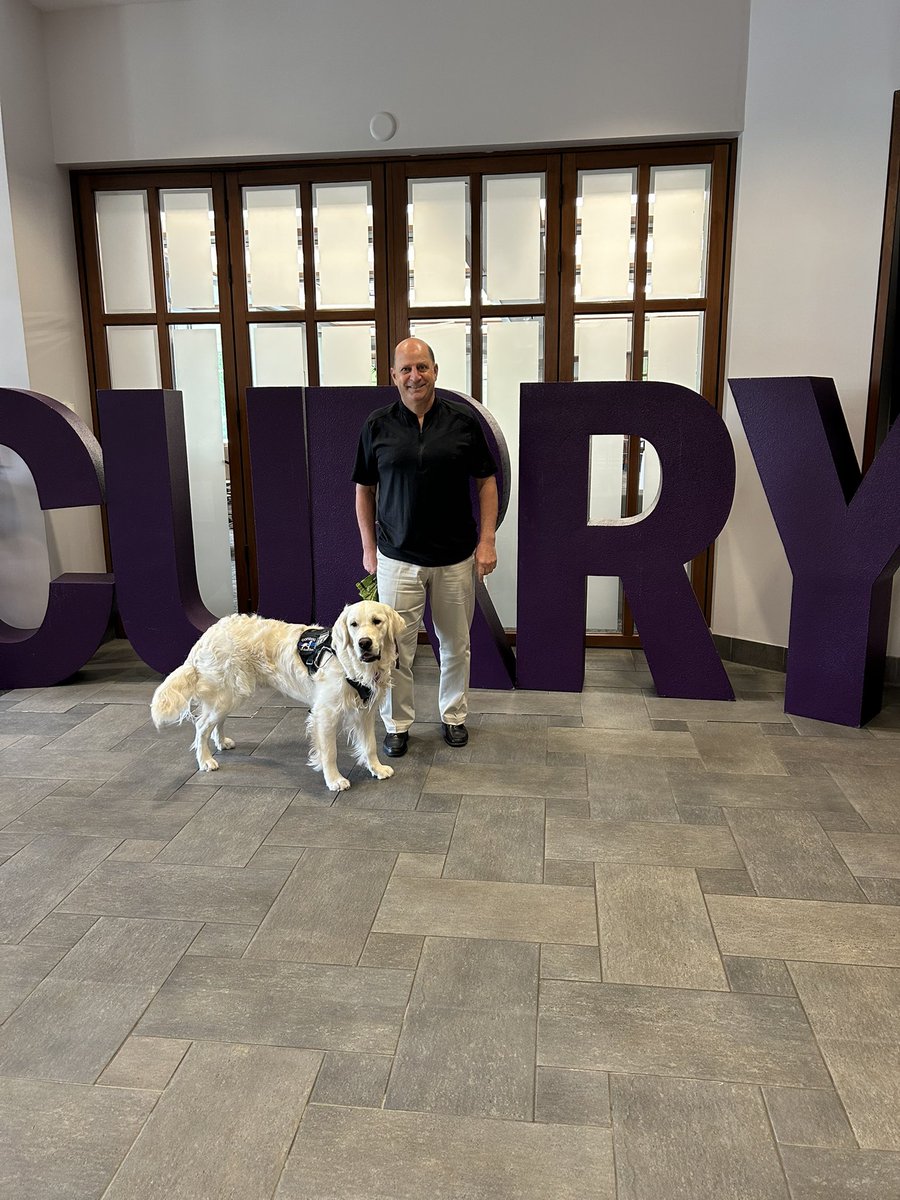 Me and my sidekick getting ready for a graduation weekend!  Let’s go Curry!  Congrats to all the grads.  #bleedpurple