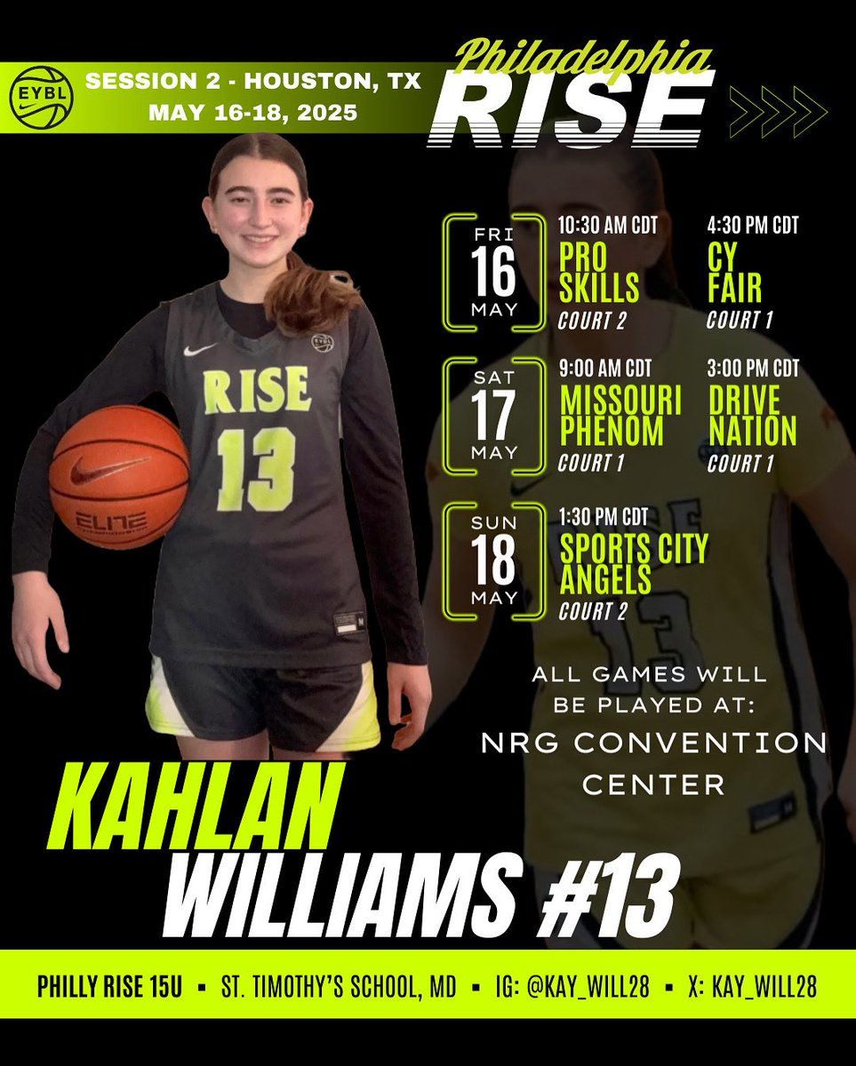 Come watch us play if you can, we’d love to see you there!