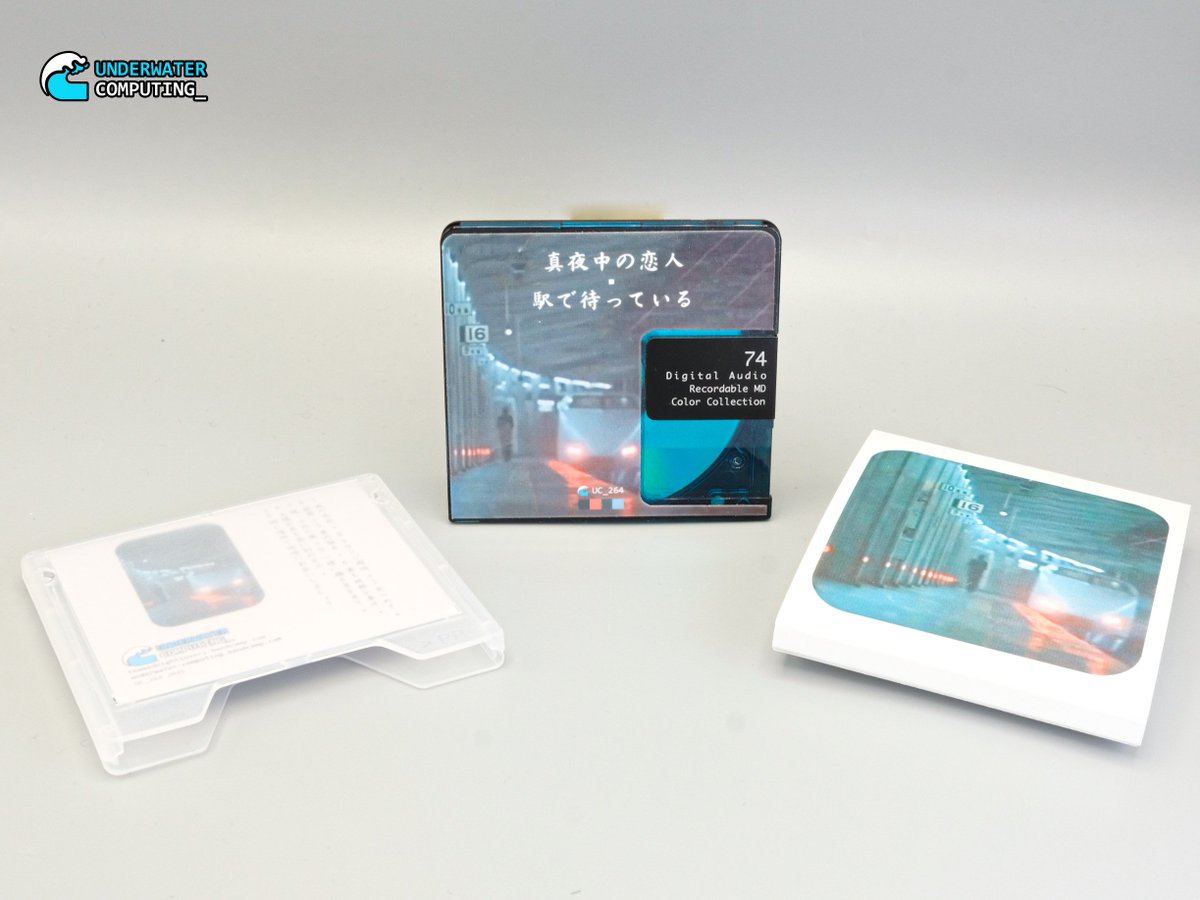 UnderwaterComp1's tweet image. Out now! 真夜中の恋人 | 駅で待っている #slushwave on #cassette and #minidisc 
Stream | Download | Buy 🔗  underwater-computing.bandcamp.com/album/--62