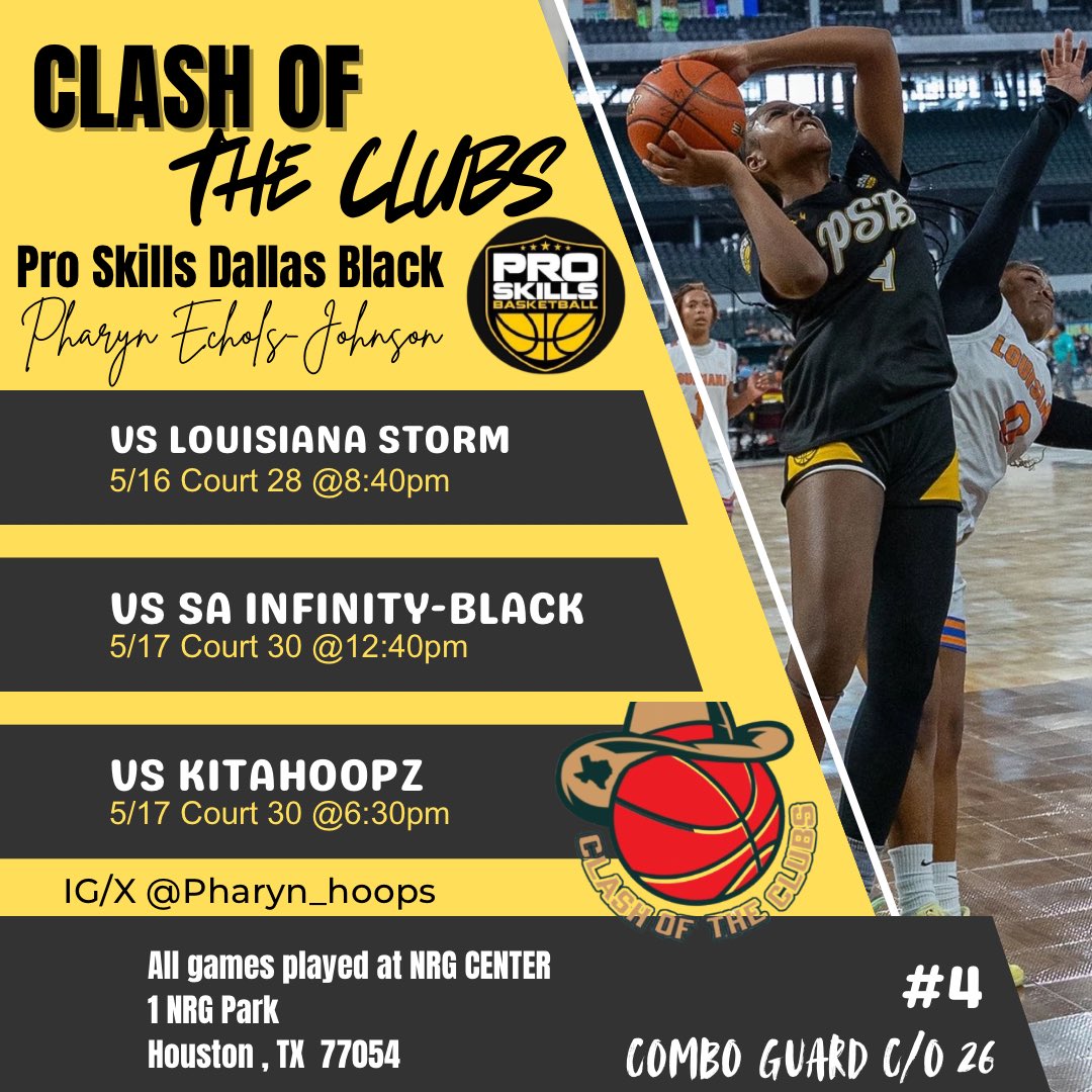 Houston schedule‼️‼️