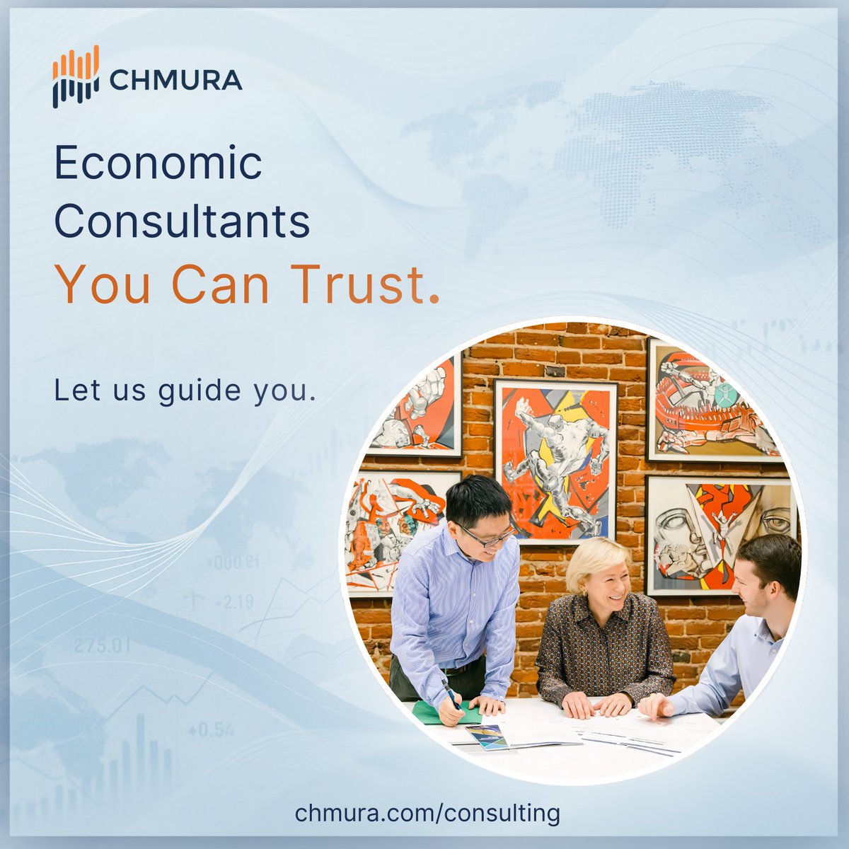 In an era defined by rapid economic shifts and intricate market dynamics, making informed, impactful decisions is more critical than ever. At Chmura, our team of PhD economists specializes in delivering economic consulting services that offer deep insights and actionable clarity.