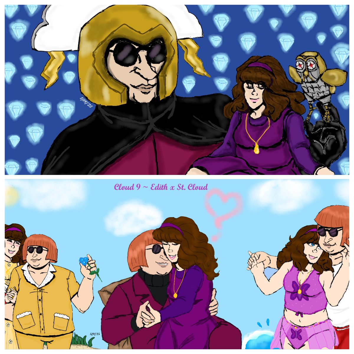 Sunnyfan09's tweet photo. π The Venture Bros π
== βββ ==
~ π© CLOUD 9 π ~
π EDITH X ST. CLOUD π
== βββ ==
a romantic/sappy art dump for my shippers!
#theventurebros #venturebros #vbros #vbrostwt #augustusstcloud #ocxcanon #yumetwt #yumeship #yumeshiptwt #fanart https://t.co/5TVPwYQrD4