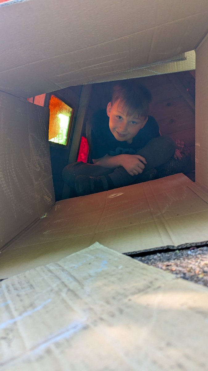 Making our own box creations inspired by the book, 'On sudden hill' <a href="/CTS_Watford/">Cherry Tree Primary School</a> <a href="/headcherrytree/">Cherry Tree Headteacher</a> <a href="/Emma5Hills/">Emma Hill</a> <a href="/SencoCTS/">Mrs Carrack</a> <a href="/CherryTreePST/">Pastoral Team</a> @CLOtC #CTSforestschool