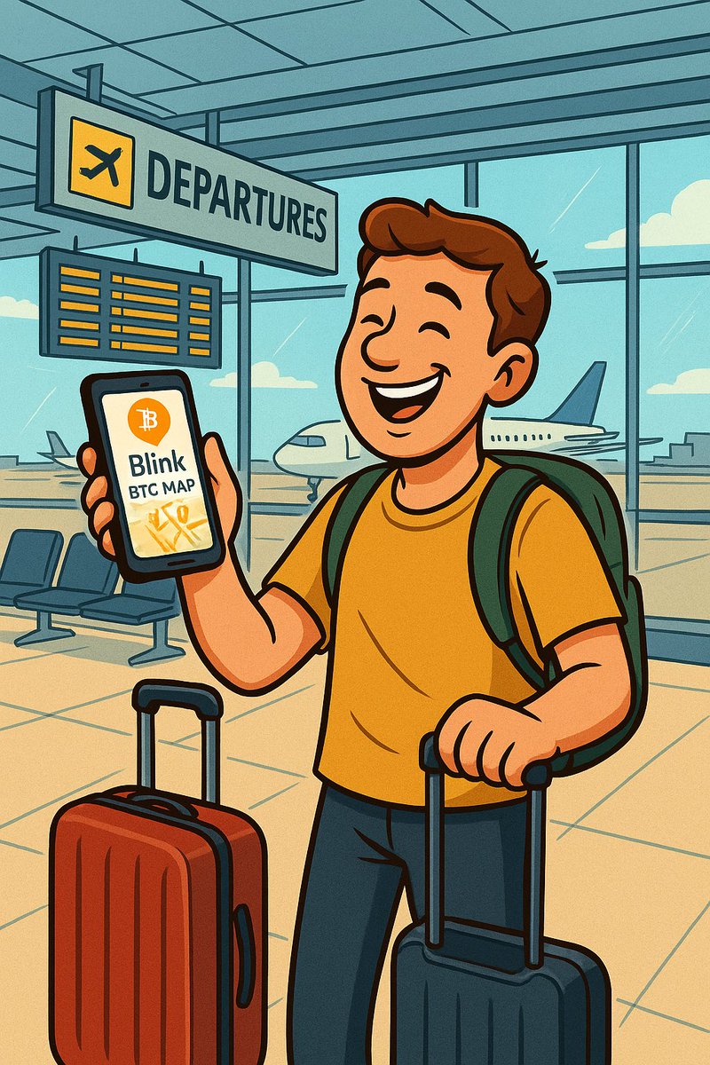 Travel stress-free like a Bitcoiner ✈️

map.blink.sv 📍 

With Blink Map in hand, every destination feels like home.

Spend your Sats with ease wherever you land! ⚡🍕