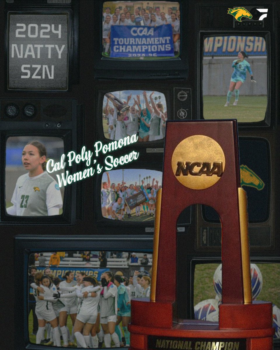 FloFC_'s tweet image. The Broncos made history in 2024 👏🏆
Cal Poly Pomona won their first national title in program history! We talked with All-American Vanessa Cruz about what went into their success and what to expect in 2025 ⚽️
#CCAAFC | @goccaa | @cppwsoccer